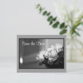 Save the Date Ankündigungspostkarte (Stehend Vorderseite)