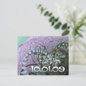 SAVE THE DATE - ANKÜNDIGUNGSPOSTKARTE (Stehend Vorderseite)