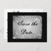 Save The Date... Ankündigungspostkarte (Vorne/Hinten)