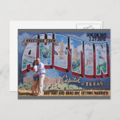 Save the Date Ankündigungspostkarte (Vorne/Hinten)