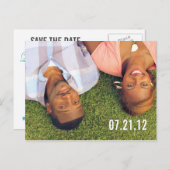 Save the Date! Ankündigungspostkarte (Vorne/Hinten)