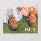 Save the Date! Ankündigungspostkarte (Vorderseite)