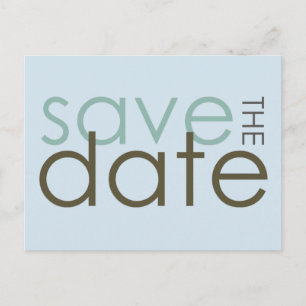 Save the Date Ankündigungspostkarte