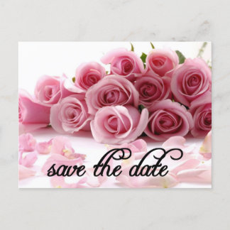 Save the Date Ankündigungspostkarte