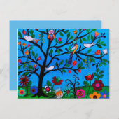 Save the Date Ankündigungspostkarte (Vorne/Hinten)