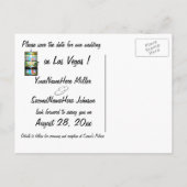 Save the Date Ankündigungspostkarte (Rückseite)