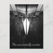 Save The Date Ankündigungspostkarte (Vorderseite)