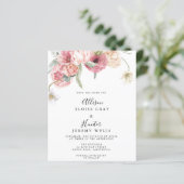 Save the Date | Annabeth | Postkarte (Stehend Vorderseite)