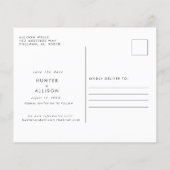 Save the Date | Annabeth | Postkarte (Rückseite)