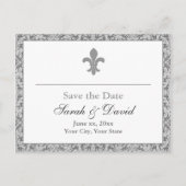 Save the Date anpassbar Ankündigungspostkarte (Vorderseite)