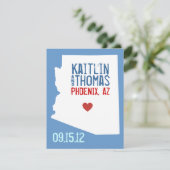 Save the Date - Anpassbar - Arizona (Stehend Vorderseite)