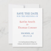 Save the Date - Anpassbar - Arizona (Rückseite)