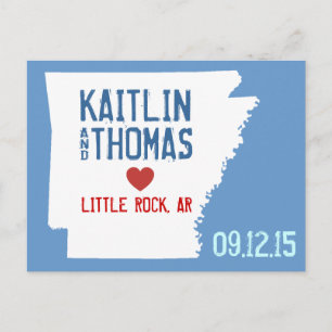 Save the Date - Anpassbar - Arkansas Ankündigungspostkarte