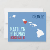Save the Date - Anpassbar - Hawaii (Vorderseite)