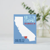 Save the Date - Anpassbar - Kalifornien (Stehend Vorderseite)