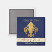 Save the Date anpassbar Magnet (Vorderseite/Rückseite)