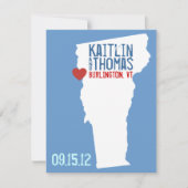 Save the Date - Anpassbar - Vermont (Vorderseite)