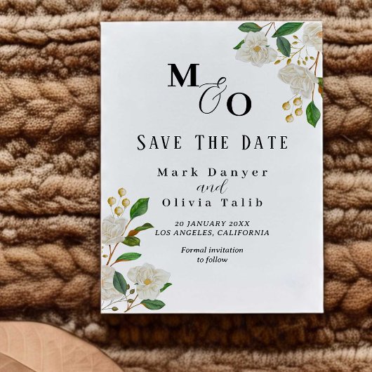 Save the Date - Anpassbare Hochzeitskarte