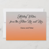 Save the Date anpassbare Weihnachtskarte Einladung (Rückseite)