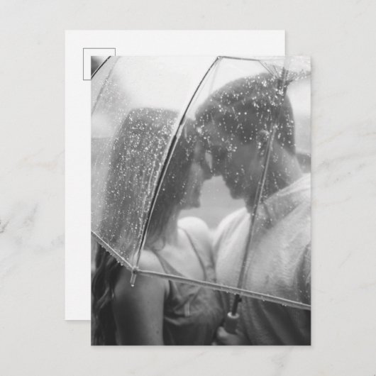 Save the Date anpassen Postkarte (Vorne/Hinten)