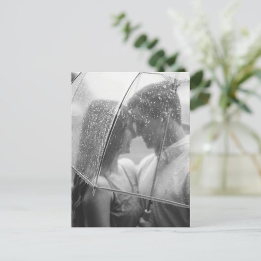 Save the Date anpassen Postkarte (Stehend Vorderseite)