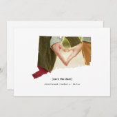 Save the Date anschließen Fotokarte (Vorne/Hinten)