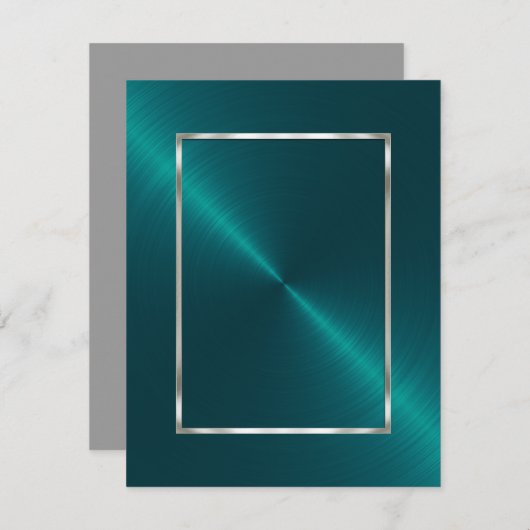 Save the Date Aquamariner Schimmer (Vorne/Hinten)