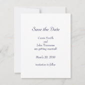 Save the Date Art Deco Vivid Vivian (Rückseite)