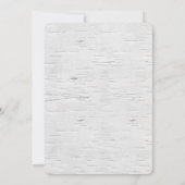 Save the Date auf Birch Tree (Rückseite)