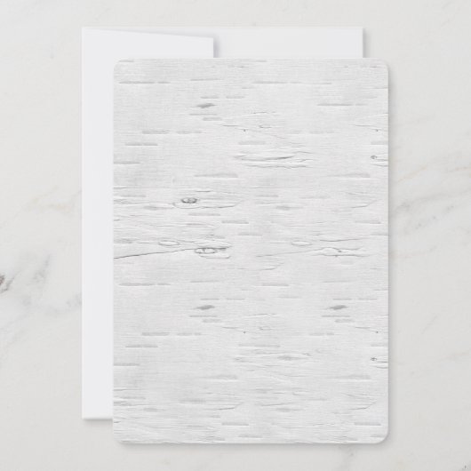 Save the Date auf Birch Tree (Rückseite)