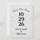 Save the Date auf Birch Tree (Vorderseite)