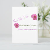 Save the Date Aufforderung zur Einreichung von Vor (Stehend Vorderseite)