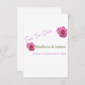 Save the Date Aufforderung zur Einreichung von Vor (Vorne/Hinten)