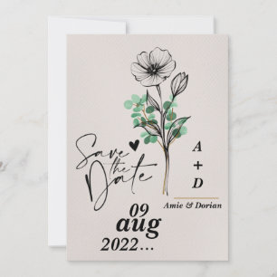 Save the Date Aufforderungen Einladung