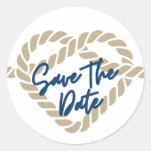 Save the Date Aufkleber (Vorderseite)