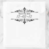 Save the Date Aufkleber (Tasche)