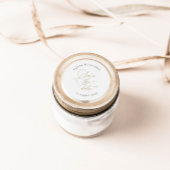 Save the Date Aufkleber mit Kalligrafie-Schriftart