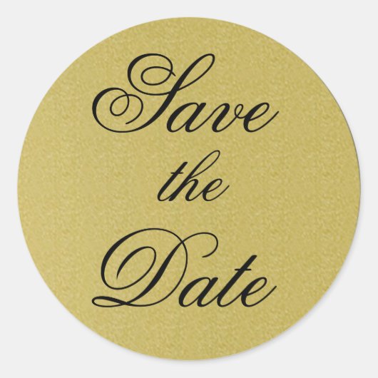 Save the Date Aufkleber/Siegel Runder Aufkleber (Vorderseite)
