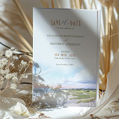 Save the Date Außenbanken, North Carolina USA Einladung