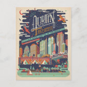 Save The Date | Austin, Texas - AKA: Bat City Ankündigungspostkarte (Vorderseite)