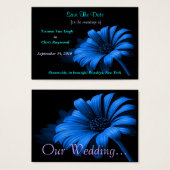 Save the Date Baby Blue Daisy I (Vorne & Hinten)