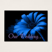Save the Date Baby Blue Daisy I (Rückseite)