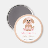 Save the Date Baby Personalisiert neutrale Welpe Magnet (Vorderseite/Rückseite)