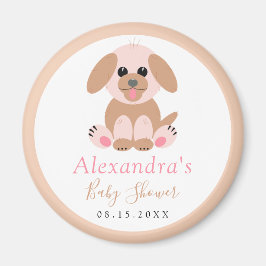 Save the Date Baby Personalisiert neutrale Welpe Magnet