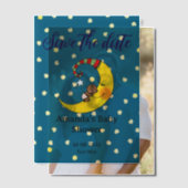 Save the Date Babydusche auf dem Mond Pergament Einladungen (Versatz (Ehepaar))