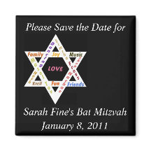 Save the Date Bar oder Bat Mitzvah