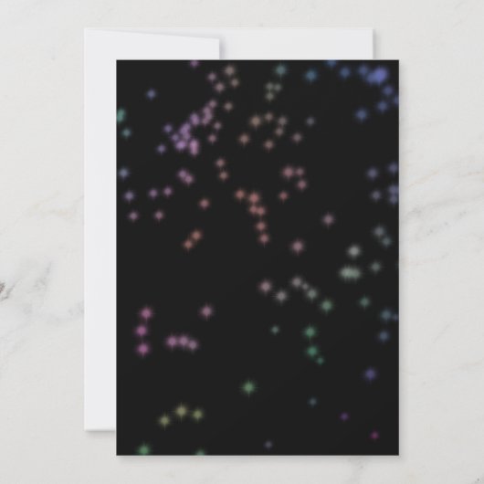 Save the Date Bat Mitzvah Hot Pink Neon Themed Einladung (Rückseite)