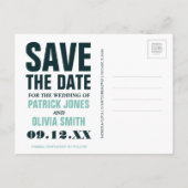 Save The Date | Bayern, Schloss Neuschwanstein Ankündigungspostkarte (Rückseite)