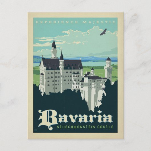 Save The Date | Bayern, Schloss Neuschwanstein Ankündigungspostkarte (Vorderseite)