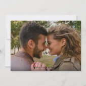 Save the Date Beach Inspiriert Foto Collage Weddin Einladung (Rückseite)